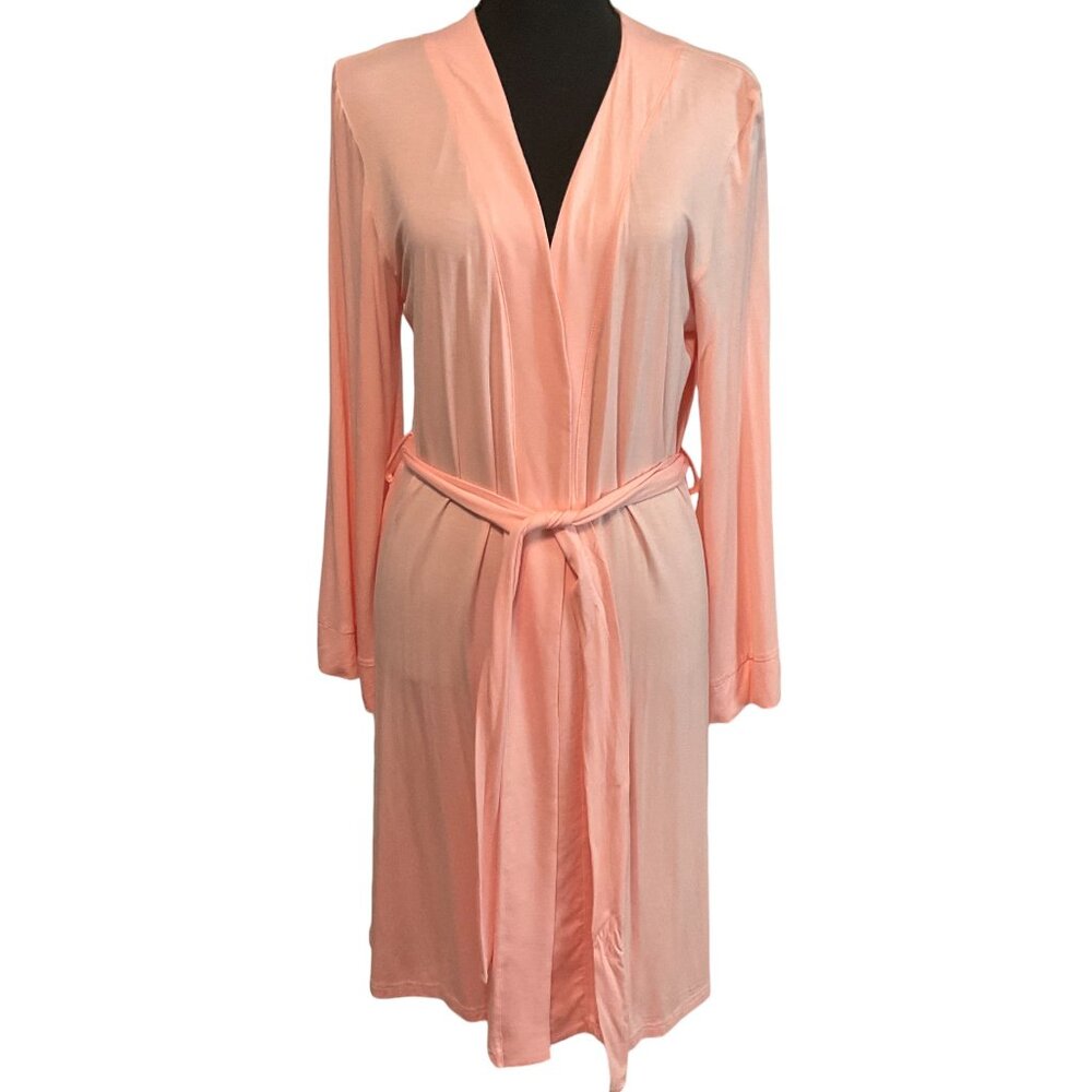 Los Angeles Trading Co Woman's PInk Robe " Im Great In Bed " NWOT one size